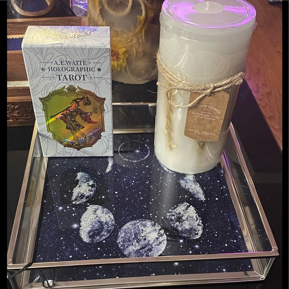 Glass Moon Phase Caddy by Rachel Zoe Altar - Picture 5 of 6